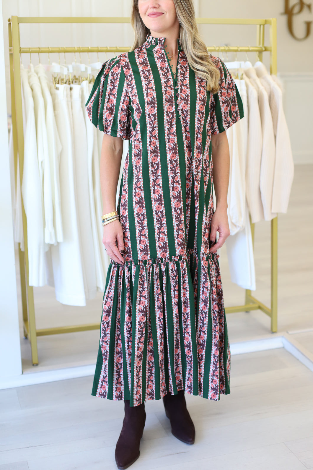 Carly Dress, Floral Manor