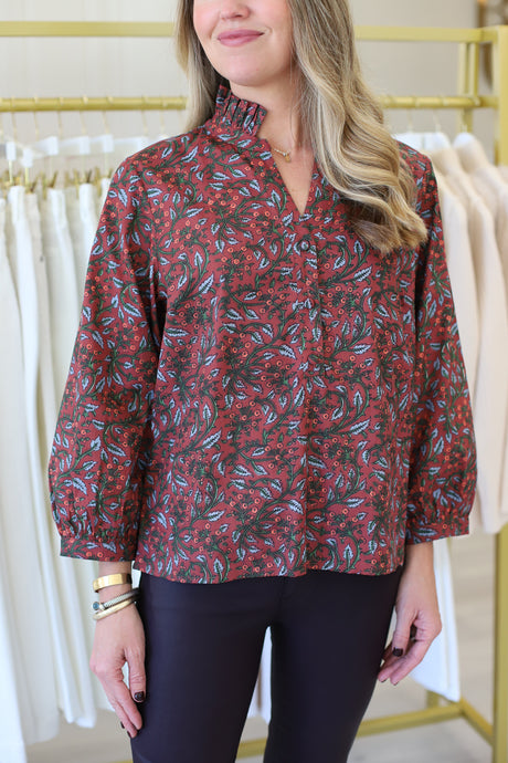 Daniella Top, Climbing Floral