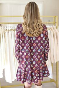 Polly Dress, Holiday Flowers 2