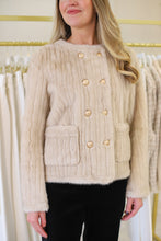 Classic Beige Faux Fur Jacket