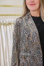 Velvet Leopard Blazer