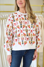 Nutcracker and Candy Cane Sweatshirt