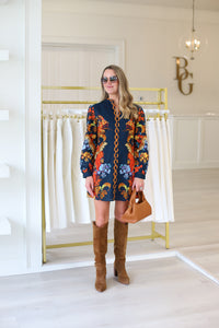 Jenny Dress, Bright Floral