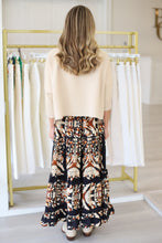 Tahoe Dress, Chevron Cream