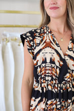 Tahoe Dress, Chevron Cream