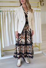 Tahoe Dress, Chevron Cream