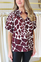 Blake Top, Jungle Burgundy