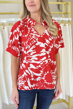 Blake Top, Sunburst Red