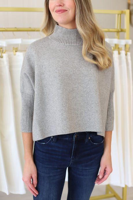 Aja Sweater, Heather Grey
