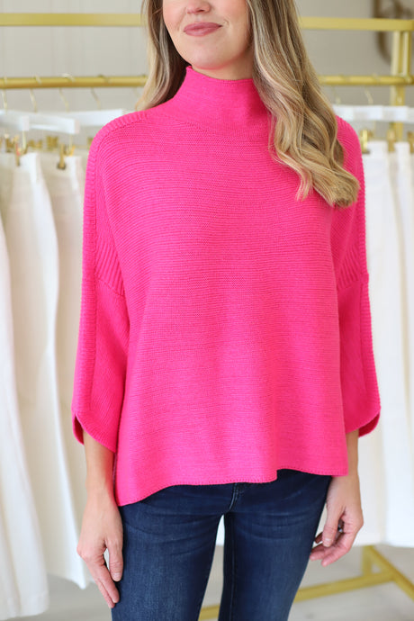 Boho Sweater, Pink Crush