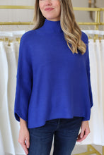 Boho Sweater, Royal Blue