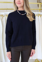 Crew Neck Sweater, Navy