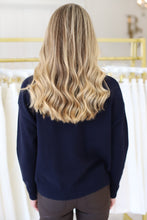Crew Neck Sweater, Navy