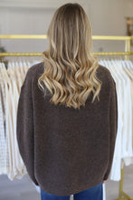 Solid Turtleneck Sweater, Chocolate