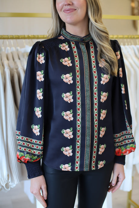 Emily Top, Garland Stripe