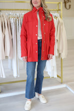 Red Rain Coat