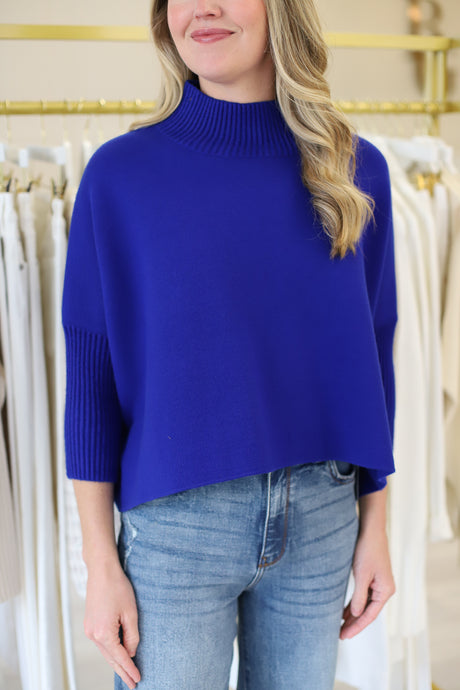 Aja Sweater, Royal Blue