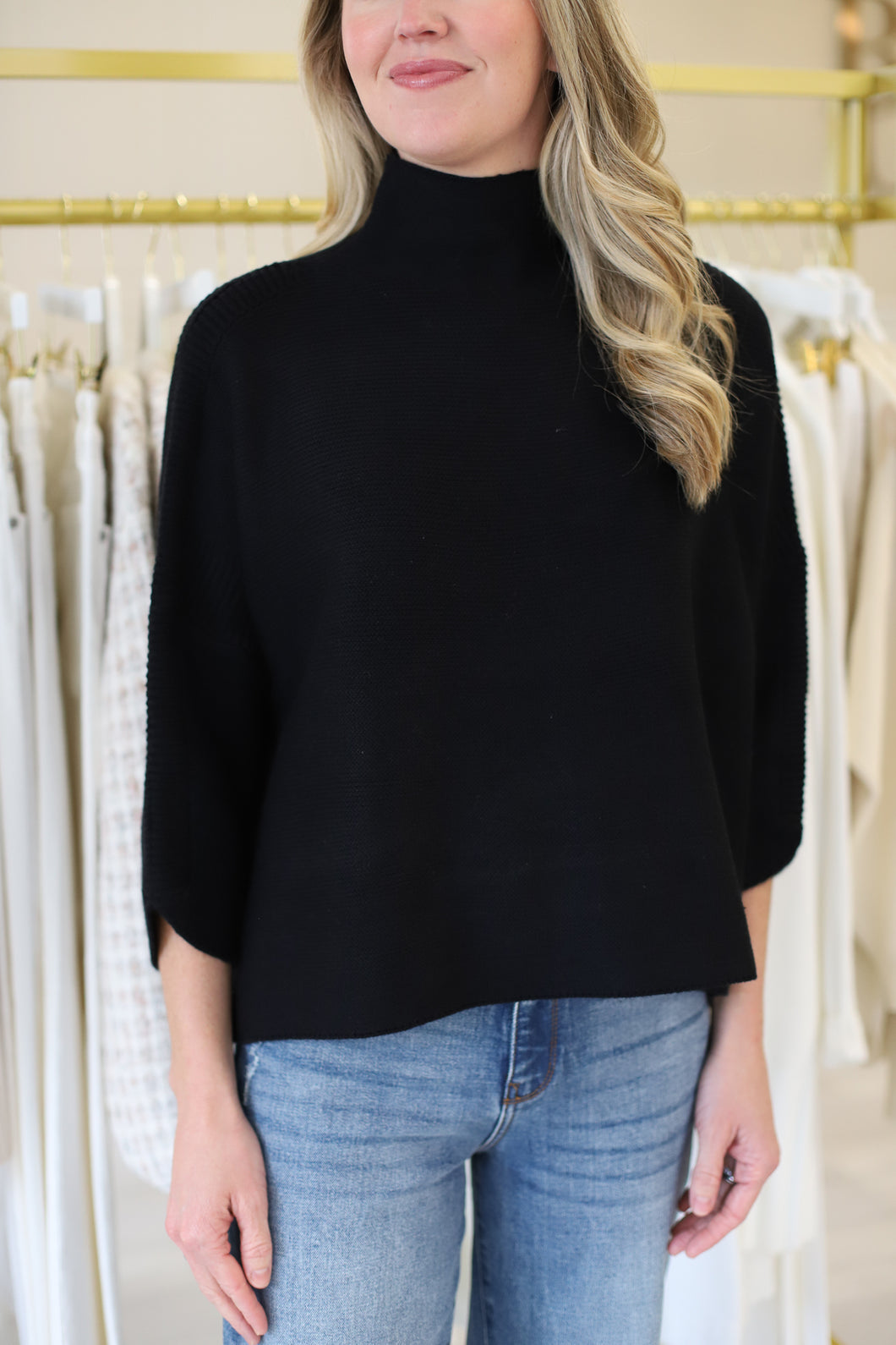 Boho Sweater, Black