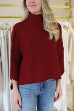 Boho Sweater, Cherry Red