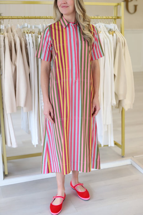 City Dress, Kasbah Stripe