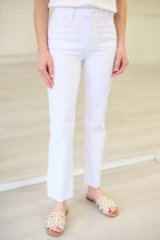 Kelsey High Rise Ankle Flare Jean, Optic White