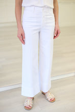 Meg High Rise Wide Leg Pin Tuck Jean, Optic White