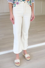 High Rise Flare Jean with Tulip Hem, 25.5" Inseam