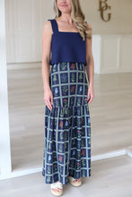 Faye Skirt, Gardeners Window Navy