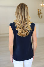 Navy Knit Sweater Vest
