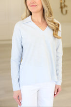 Easy Collared Split Neck