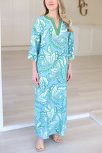 Green Paisley Maxi
