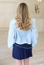 Floral Stripe Jacket with Hood