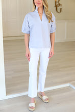 Poppy Top, Grapemist Stripe