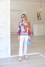 Petal Pop Bishop Sleeve Top
