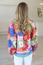 Petal Pop Bishop Sleeve Top