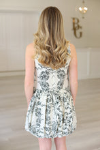 Inkblossom Bubble Hem Dress