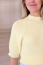 Spring Knit Sweater, Lemon