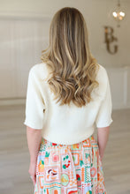 Spring Knit Sweater, Cream