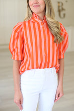 Cabana Stripe Button Up