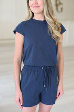 Indigo Cap Sleeve Tee