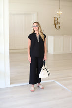 Black Easy Going Pant