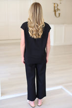 Black Easy Going Pant