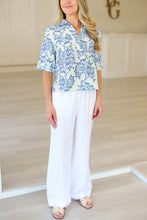 Blue Coral Pocket Shirt