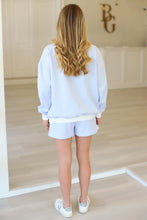 Striped Lounge Mock Neck Set