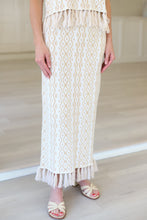 Capri Knit Skirt, Blanc Petals