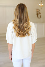 Poppy Top, Beige Bloom