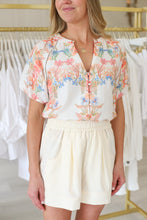 Jessica Elastic Waist Short, Ivory