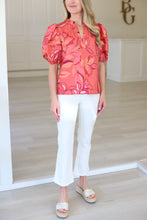 Jenna Peachy Floral Top
