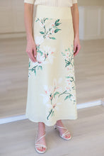 Valentina Cotton/Linen Floral Skirt