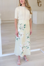 Valentina Cotton/Linen Floral Skirt
